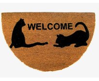 DURAmat Rohož PVC & kokos 45x75, Welcome Cats