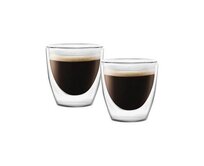 Vialli Design Sada 2 dvoustěnných sklenic na  espresso 80ml AMO 5837, 80 ml