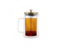 Vialli Design Konvice na čaj, kávu French Press dvoustěnná 1000ml, DIVA 9286