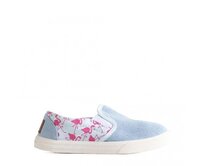 Oldcom Slip-On BOSTON Flamingo Teen (Limitovaná edice) Velikost: 34, Barva: Modrá Modrá, 34