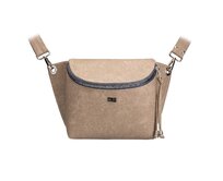 Crossbody ledvinka SALOME světle béžová Béžová, Medium