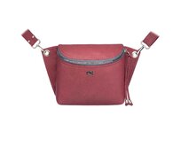 Crossbody ledvinka SALOME vínová vínová, Medium