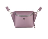 Crossbody ledvinka SALOME lila Červená, Medium