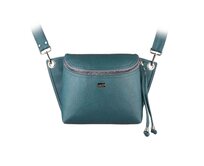 Crossbody ledvinka SALOME petrolejová petrolejová, Medium