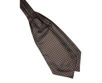 Pánský šátek Askot Soft Silk - Brown Modrá, Polyester