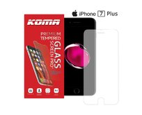 KOMA Ochranné tvrzené sklo pro iPhone 7 Plus, zaoblení 2.5 D, tvrdost 9H