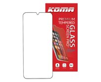 KOMA Tvrzené sklo Full Cover pro Samsung S21, zaoblení 3D, tvrdost 9H