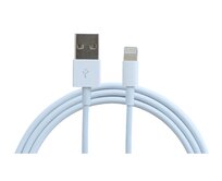 KOMA Synchronizační a nabíjecí kabel USB-A / Lightning pro Apple iPhone / iPad / iPod, bílý, délka 2m