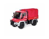 Tamiya-Carson auto MB Unimog U300 1:12 hasiči