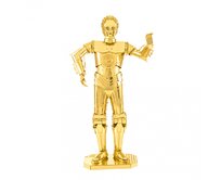 Metal Earth Luxusní ocelová stavebnice Star Wars - C-3PO zlatý