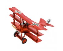 Metal Earth Luxusní ocelová stavebnice Tri-Wing Fokker Red Baron