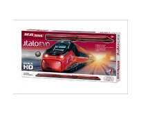 RE.EL Toys ItaloEVO licencovaný vlak v měřítku H0 na baterie, vlak 94cm, dráha 5m