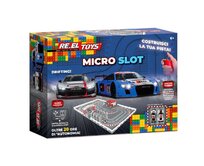 RE.EL Toys autodráha Micro Slot Race Audi 1:87 LED světla