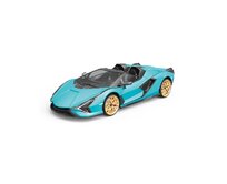 Siva RC auto Lamborghini Sian 1:12 modrá metalíza, proporcionální RTR LED 2,4Ghz