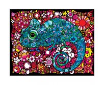 Colorvelvet Sametový obrázek Chameleón 47x35cm