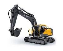 DoubleE RC bagr VOLVO EC160E 1:16 17 kanálů LED zvuky RTR sada app na programování