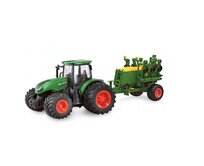 Amewi RC Traktor 2,4 Ghz se sečkou, světla, zvuk 1:24 RTR sada