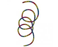 Invento Tube Tail Rainbow Spiral 24m