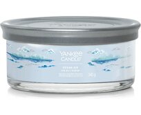 Yankee Candle vonná svíčka Signature Tumbler 5 knotů Ocean Air 340g Modrá