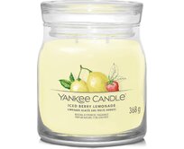 Yankee Candle vonná svíčka Signature ve skle střední Iced Berry Lemonade 368g Žlutá