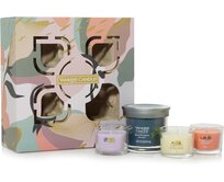 Dárková sada: Yankee Candle Dárkový set 1x Tumbler Malá Svíčka a 3x votivní svíčka ve skle