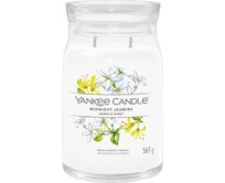 Yankee Candle vonná svíčka Signature ve skle velká Midnight Jasmine 567g Černá