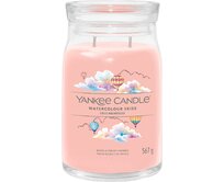 Yankee Candle vonná svíčka Signature ve skle velká Watercolour Skies 567g Růžová