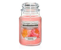 Yankee Candle vonná svíčka Classic ve skle velká Coral Peony 538 g Růžová