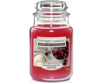 Yankee Candle vonná svíčka Classic ve skle velká Cherry Vanilla 538 g Červená