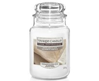 Yankee Candle vonná svíčka Classic ve skle velká White Linen & Lace 538 g Bílá