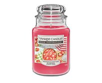 Yankee Candle vonná svíčka Classic ve skle velká Sugared Strawberries 538 g Růžová