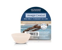 Yankee Candle vonný vosk do aromalampy Amber & Sandalwood 22g Krémová