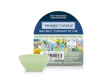 Yankee Candle vonný vosk do aromalampy Cucumber Mint Cooler 22g Zelená