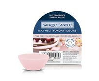 Yankee Candle vonný vosk do aromalampy Pink Cherry & Vanilla 22g Růžová