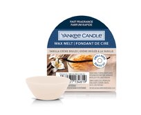 Yankee Candle vonný vosk do aromalampy Vanilla Creme Brulee 22g Krémová