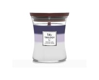 WoodWick vonná svíčka s dřevěným knotem Trilogy svíčka střední Evening Luxe 275 g Vícbarevná