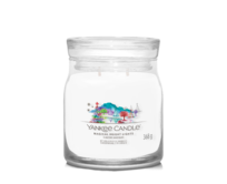 Yankee Candle vonná svíčka Signature ve skle střední Magical Bright Lights 368g Bílá