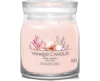 Yankee Candle vonná svíčka Signature ve skle střední Pink Sands 368g Růžová