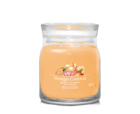 Yankee Candle vonná svíčka Signature ve skle střední Mango Ice Cream 368g Oranžová