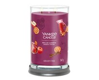 Yankee Candle vonná svíčka Signaturevelká svíčka Tumbler Mulled Sangria 567g Růžová