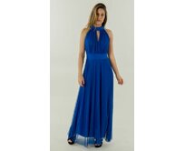 dlouhé tylové šaty Adriana Barva: Modrá Modrá