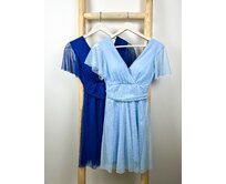 krátké tylové šaty Patricie Barva: Modrá Modrá