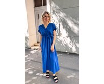 dlouhé šaty Paula Barva: Modrá Modrá