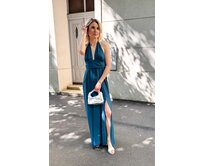 dlouhé šaty Nicole Barva: černá černá