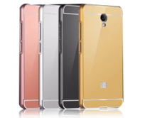 Kcatoon Hliníkový MIRROR kryt pouzdro pro Huawei P8 Lite - Černý černá, Hliník