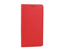 Telone Pouzdro Smart Book MAGNET pro XIAOMI MI 10/ MI 10 PRO - červené černá, Umělá kůže