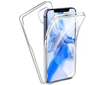 Forcell Pouzdro 360 Full Cover pro iPhone 13 transparentní, silikon