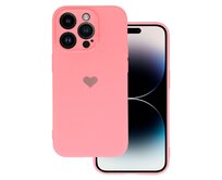 Vennus Valentýnské pouzdro Heart pro iPhone 13 Pro Max - růžové růžová, silikon