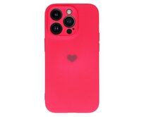 Vennus Valentýnské pouzdro Heart pro iPhone 14 Plus - fuchsiové Fuchsiová, silikon