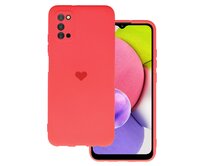 Vennus Valentýnské pouzdro Heart pro Samsung Galaxy A03S - červené červená, silikon